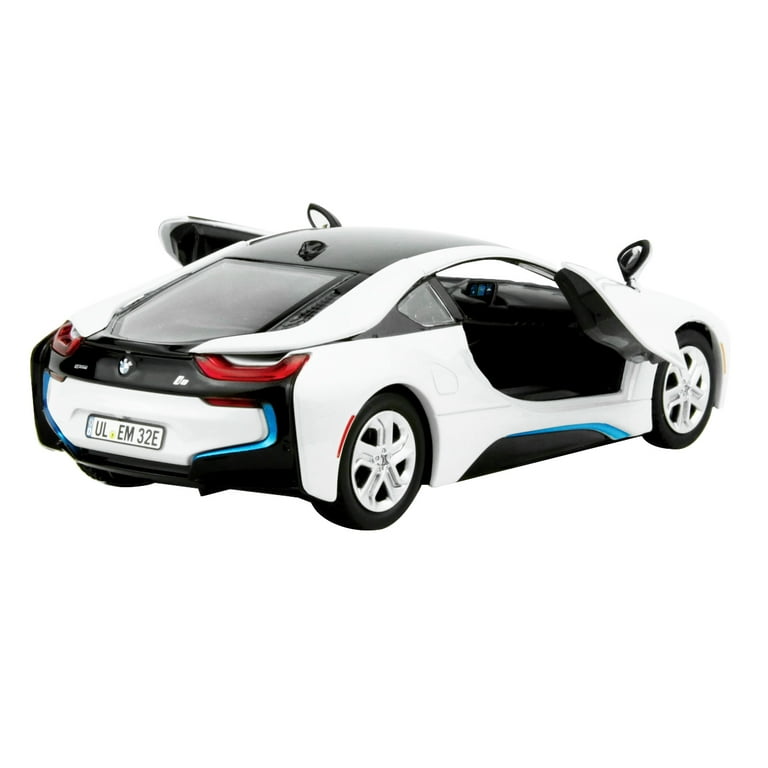 2018 BMW i8 Coupe Metallic White with Black Top 1/24 Diecast