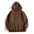 thumbnail image 4 of WEAIXIMIUNG Sweat à Capuche Rouge pour Femmes avec Imprimé Lettre de Football (Style 4), 4 of 4