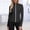 Black, variant on Women's Full Zip Long Sleeve Mock Neck Jacket, Slim Fit UPF Sun Protection Athletic Top, Nylon Spandex Workout Shirt for Yoga Running Casual Wear