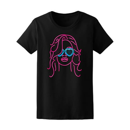 Color Beautiful Girl 70s Style Tee Women's -Image by