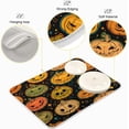 thumbnail image 4 of SKYSONIC Absorbent Dish Drying Mat Bright Orange Haloween Pumpkins Kitchen Counter Mat Protector,Reversible,Extra Large 24 x 18 Inches, 4 of 7