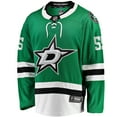 thumbnail image 2 of Men's Fanatics Thomas Harley Kelly Green Dallas Stars Home Premier Breakaway Player Jersey, 2 of 3