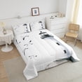 thumbnail image 4 of Erosebridal Watercolor Nautical Lighthouse Bedding Twin Comforter Set, Seagull Bird Down Comforter, Reversible 2 Pieces, 4 of 8