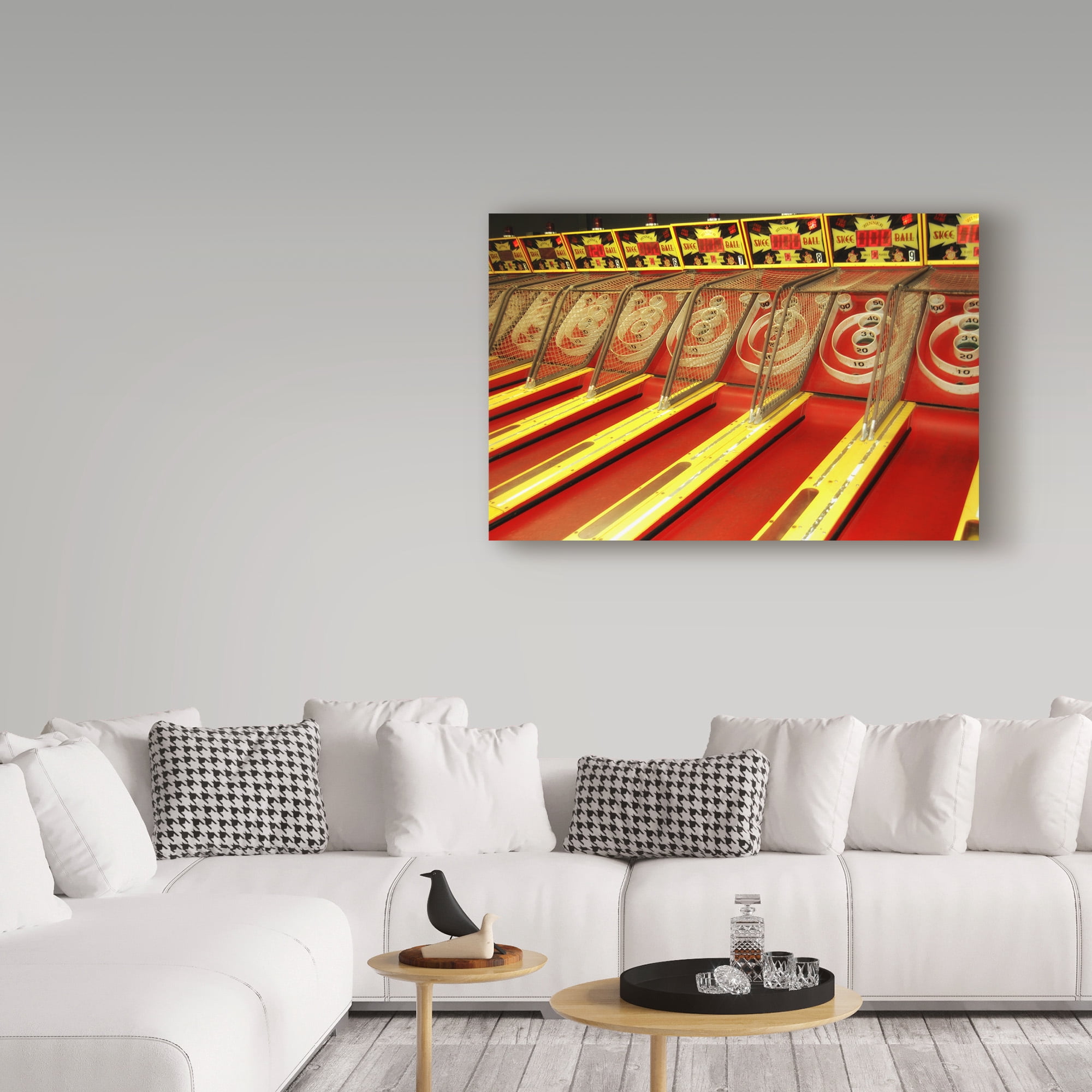 Trademark Fine Art 'Skeeball' Canvas Art by John W. Golden