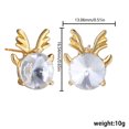 thumbnail image 2 of Pendientes de Navidad de dibujos animados de moda para mujer Pendientes de campana de Santa Wmkox8yi sjalhkljlk4524, 2 of 4