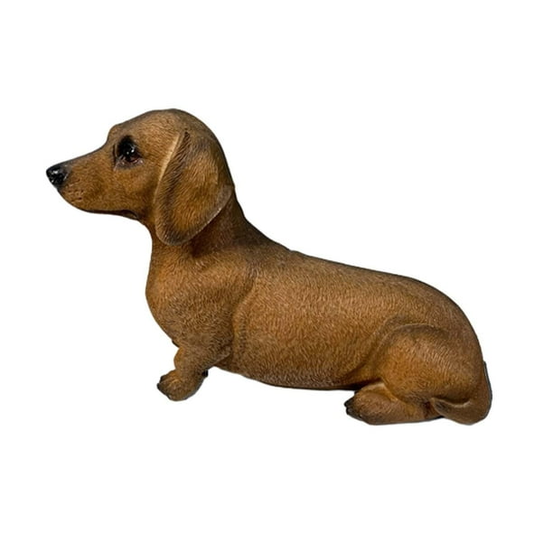 Figura de perro salchicha, estatua de perro salchicha, escultura de perro de resina, manualidades decorativas, de arte para interior y exterior, 175 cm x 65 cm x 115 cm