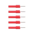 thumbnail image 3 of Perforador De Alambre De Aislamiento, 5 Piezas/juego De Pines De Sonda Trasera, Conector Tipo Banana De 4 Mm, 30 V CA-60 V CC Para Multímetros Cergrey Rojo, 3 of 8