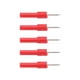 thumbnail image 5 of Juego de 5 puntas de sonda de aislamiento para perforador de cables, aguja de prueba de diagnóstico, conector banana de 4 mm para multímetro, color rojo, 5 of 14