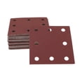 thumbnail image 1 of 50 Pcs Papel de Lija Rectangular 8 Agujeros 120 Grano Hojas de Lijado para Reacondicionamiento Automotriz y Trabajos en Madera, 1 of 7