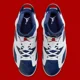 thumbnail image 4 of Ni-k-e Air Jordan 6 Retro 2024 Olympic White Midnight Navy Red CT8529-164 sz 9 Men, 4 of 6