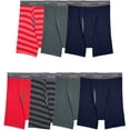 thumbnail image 1 of Fruit of the Loom Boxeurs pour Hommes Coolzone, 7 Pack-Rayures/uni, TG, 1 of 4