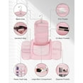 thumbnail image 2 of Toiletry Bag for Women and Men,Water-resistant Travel Makeup Bag with Hanging Hook,Compact Travel Toiletry Organizer Bag,Shower Bag for Essentials,Dopp Kit Shaving Bag,Pink, 2 of 6