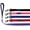 Black, variant on Downtown Pet Supply Dog Leash, Padded Handle, Purple, 6' Dog Training Leash