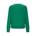thumbnail image 3 of Jalioing V Neck Sweaters for Women Fashion Solid Long Sleeve Knitted Shirts Classic Casual Pullover Sweater, 3 of 9