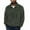 Army Green, variant on Sevevn Men Fleece Pullover Half Zip Sweatshirt Warm Sherpa Mock Neck Jacket with Pocket Soft Plush Winter Casual Outerwear Black XL