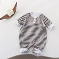 thumbnail image 2 of mgoYE Baby Clothes Boy Newborn Baby Boy Football Outfit Romper Pants Set Beanie Hat Newborn Baby Football Clothes for Fall Winter Size 3-6 Months, 2 of 7