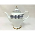 thumbnail image 1 of Blue Patterned Edged Teapot, 1 of 2