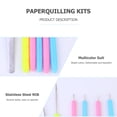 thumbnail image 5 of NICEXMAS 26Set Paper Quilling Tools Kit Cylindrical Shape Stainless Steel Craft Making, 5 of 7