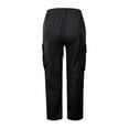 thumbnail image 3 of Cargo Pants Kids Casual Cargo Joggers Wide Leg Black Cargo with Pockets Girls Clothing Size 5-6 Years, 3 of 8