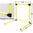 thumbnail image 2 of Hurdles Training Equipment, Adjustable Height Hurdles Track and Field, Agility Speed Jumping Training Equipment for Soccer Basketball Football Dogs, Detachable-Green, 2 of 6