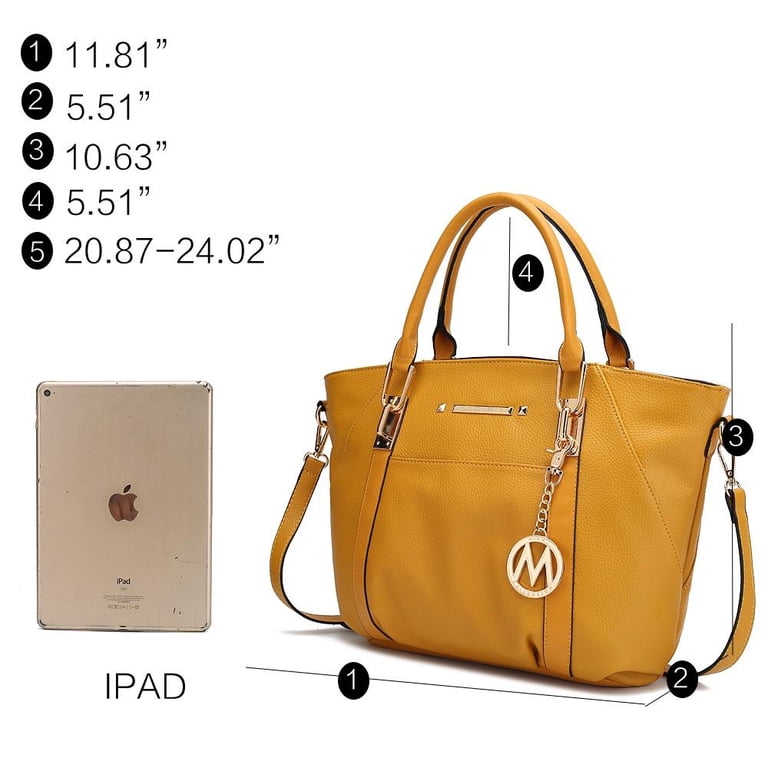 MKF Collection Azrael Women Tote Bag With Wallet, Vegan Leather