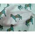 thumbnail image 4 of oneOone Silk Tabby Fabric Horse Block Fabric Prints By Yard 42 Inch Wide, 4 of 4