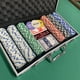 thumbnail image 4 of Maletín de 300 fichas de Poker Diversiones Bago con 2 Barajas y dados, 4 of 5