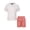 Light Beige/ Brown, variant on Clothes Boys’ 2-Piece Linen-Tech Short Outfit Set – Includes Short Sleeve Button-Down Shirt & Shorts, Comfortable Everyday Clothing for Baby, Toddler & Big Boys Sizes (12M-14)