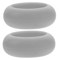 IBASETOY 2Pcs Silicone Pot Knob Cover Heat Resistant for Kitchen Use Grey
