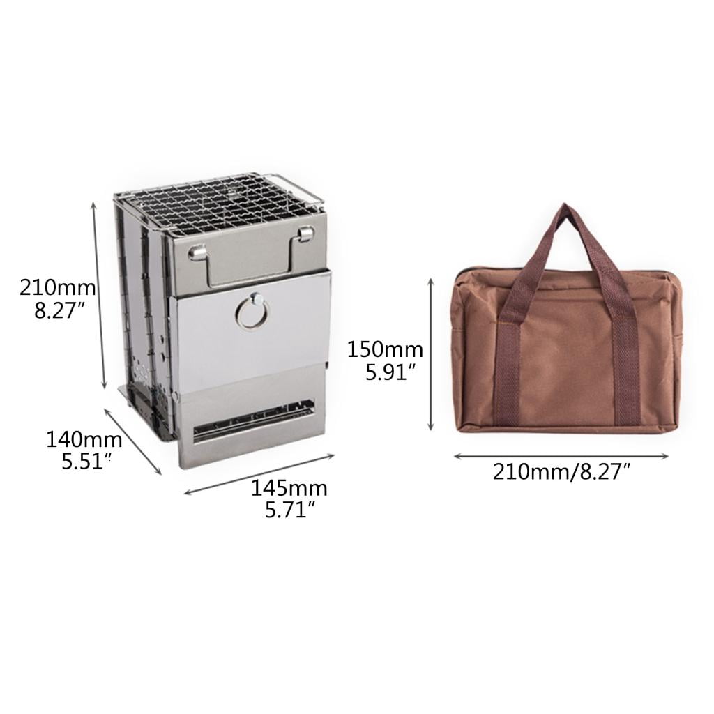 Wood Fire Stove Wind-proof Alcohol Stove Furnaces Cook Gas Burners Wood Burners