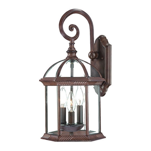 Acclaim Lighting 5273BW Dover 3-Light Burled Walnut Wall Light