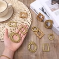 thumbnail image 3 of JEWLALO 10PCS Vintage Mini Picture Frames 1x1 Inch Small Gold Frames Tiny Antique Resin Photo Frame Wall Hanging Display Table Frame for DIY Jewelry Christmas Holiday Party Hotel Decor, 3 of 7