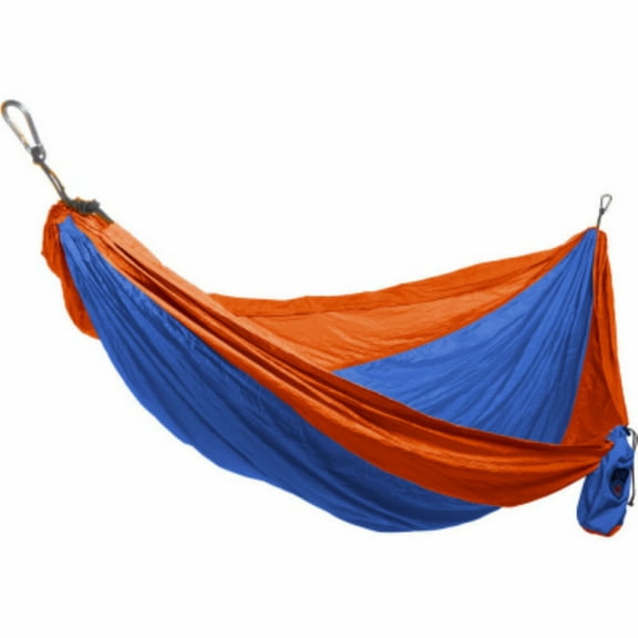 Grand Trunk Double Parachute Nylon Print Blue/Orange Hammock