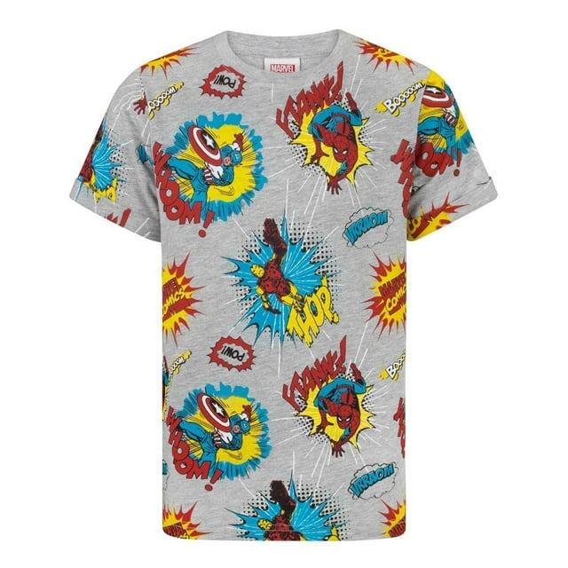 Marvel Boys All-Over Print T-Shirt