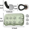 thumbnail image 2 of HAHDAXIA Ear Plugs, Sleep Headphones, Hearing Protection Concert Ear Plugs, for Snoring, Work, Concert, Travel, Flights, with 3 Sizes Ear Tips S, M, L Ear Plugs for Sleeping, 2 of 7