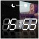 thumbnail image 3 of Reloj Mural Led 3D, Reloj Numérique Moderne con Pantalla de 24 o 12 Horas, 3 of 5