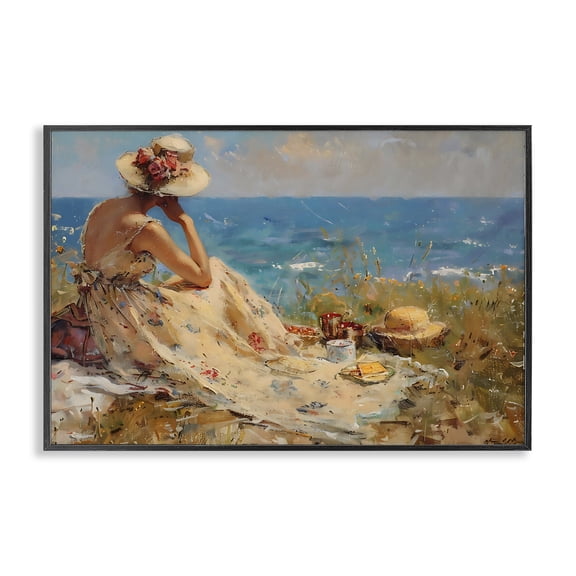 Stupell Industries Traditional Taking In The View Black Framed Giclee Art, 18 x 12, by LSR Design Studio