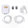 thumbnail image 1 of Dual Outlet High Efficiency Aquarium Air Pump for Fish Tank Oxygenation 1W Durable Design 110-240V, 1 of 5