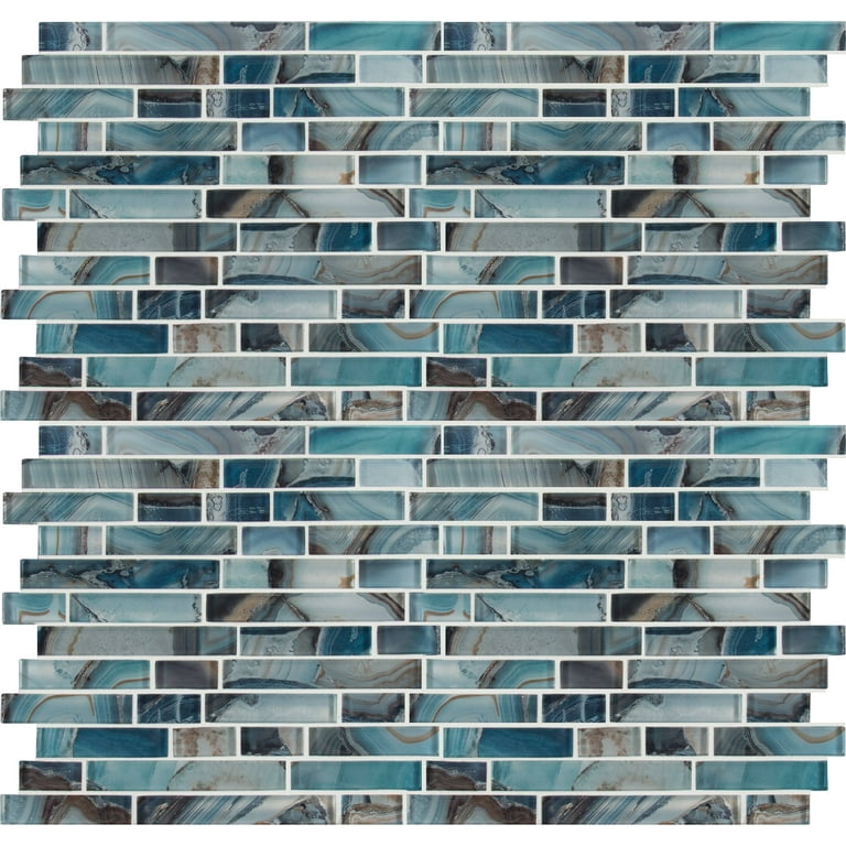 MSI Night Sky Interlocking 11.81 in. x 11.81 in. x 8mm Glass Mesh-Mounted Mosaic Tile (9.7 sq. ft. / case) MSI Night Sky Interlocking 11.81 in. x 11.81 in. x 8mm Glass Mesh-Mounted Mosaic Tile (9.7 sq. ft. / case)