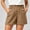 Coffee, variant on Shorts for Women Summer High Waisted Stretchy Shorts Wrap Hem Wide Leg Shorts Business Casual Shorts with Pockets
