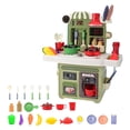 thumbnail image 2 of Juego de cocina de simulación Perfecl con sonidos para niños verde, 2 of 8