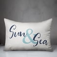 thumbnail image 3 of Creative Products Sun And Sea Navy 14x20 Spun Poly Pillow, 3 of 3