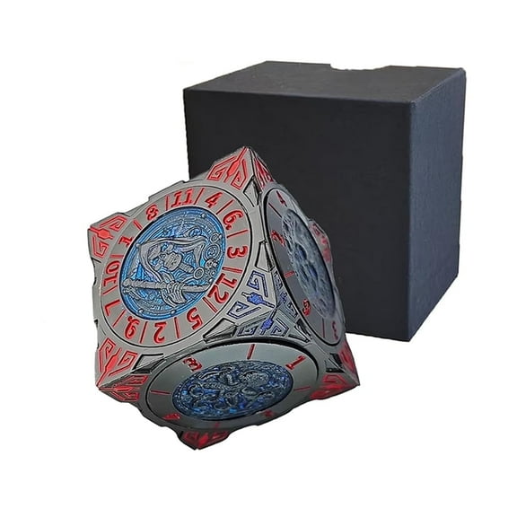 Dragon’s Rainbow Metal DND Dice Set – 7-Piece Polyhedral Tabletop Gaming Dice for Dungeons & Dragons, Pathfinder & RPG Games