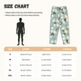 thumbnail image 2 of Pajama Pants Women, Tulips Flowers Blue Sweatpants Soft Sleep Lounge Pants, Casual PJ Bottoms Pants with Pockets, 2 of 5