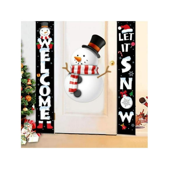 Vertical Merry Sign