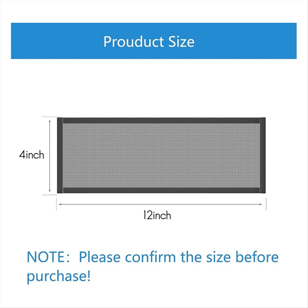 Floor Vent Covers,4x12In Magnetic Vent Covers Mesh Screen Air Vent Filter,Floor Register Vent Covers for Home Floor,D