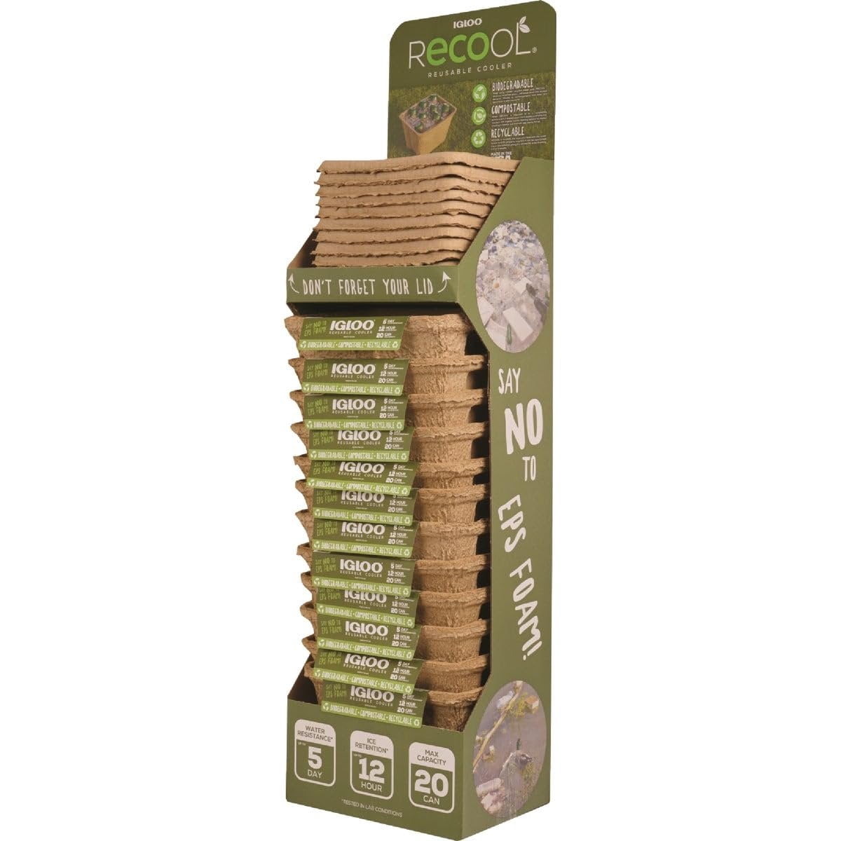 Igloo Recool Cooler 16 qt. Tan