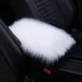thumbnail image 4 of Furry Wool Car Armrest Cover Center Console Pad Universal Fit Protector for Most Vehicles, 4 of 7