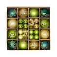 thumbnail image 3 of YHAJDS 44PCS Christmas Ball Ornaments 1.18/2.36in Shatterproof Xmas Bulbs Christmas Ornaments Set Xmas Tree Balls Hanging Balls for Wedding Holiday Halloween Party Decor Christmas Wreath Ornaments, 3 of 5