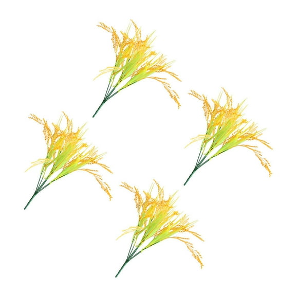 Hytrove Dried Wheat Bundle Realistic Plastic Decorative Item for Indoor Use Office